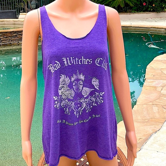 Disney Bad Witches Club Tank Top Purple - Picture 3 of 11